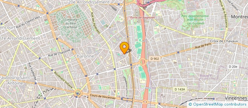 localisation de l'entreprise MONSIEUR GUILLAUME MICHEL  PARIS