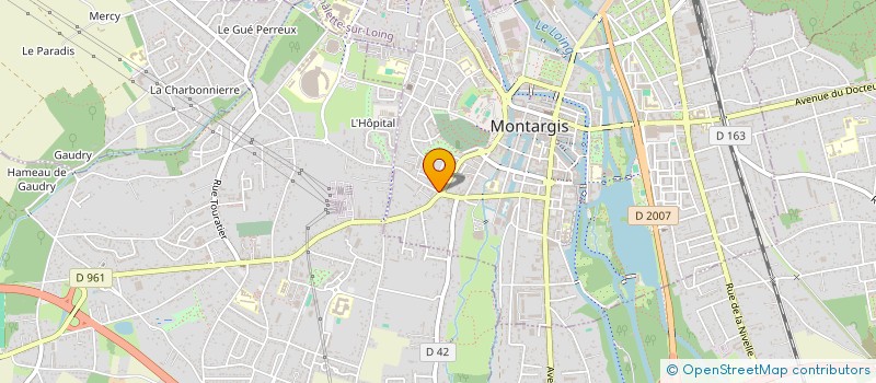 localisation de l'entreprise MONSIEUR GUILLAUME MICHEL à MONTARGIS