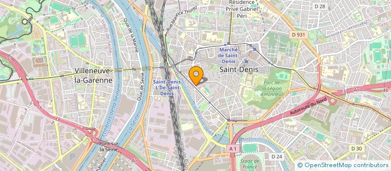 localisation de l'entreprise MONSIEUR GUILLAUME MICHEZ  SAINT-DENIS