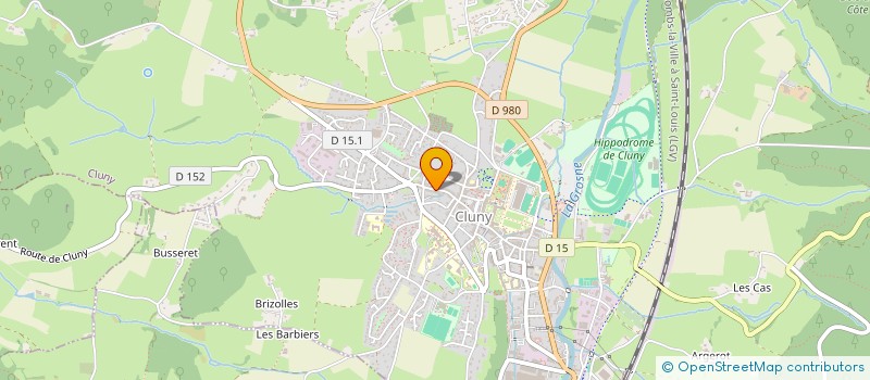 localisation de l'entreprise MONSIEUR GUILLAUME MICHON  CLUNY