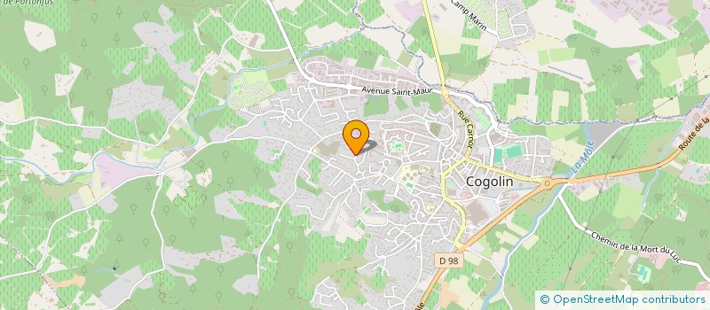 localisation de l'entreprise MONSIEUR GUILLAUME MIGNARD à COGOLIN