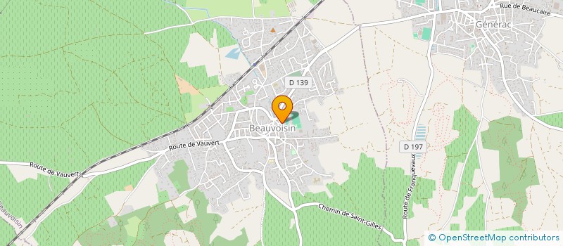 localisation de l'entreprise MONSIEUR GUILLAUME MIRALLES  BEAUVOISIN