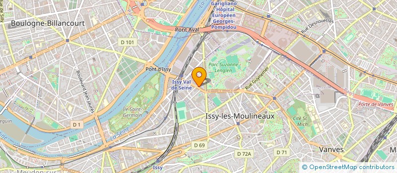 localisation de l'entreprise MONSIEUR GUILLAUME MODOT à ISSY-LES-MOULINEAUX