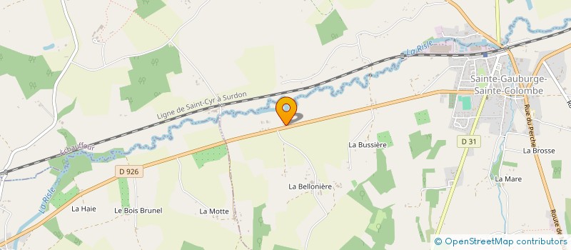 localisation de l'entreprise MONSIEUR GUILLAUME MOINON à SAINTE-GAUBURGE-SAINTE-COLOMBE