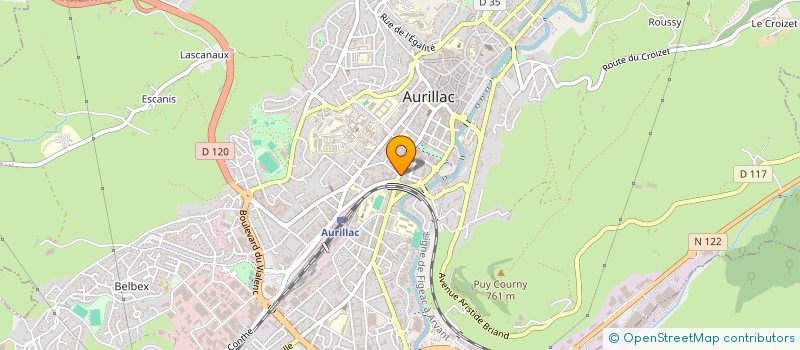 localisation de l'entreprise MONSIEUR GUILLAUME MOISSINAC  AURILLAC