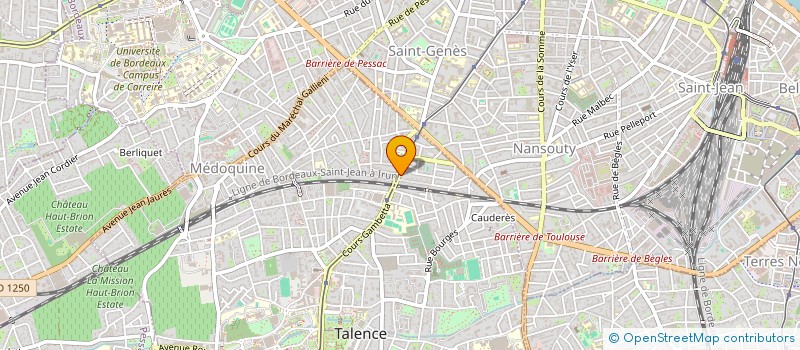 localisation de l'entreprise MONSIEUR GUILLAUME MONDARY à TALENCE