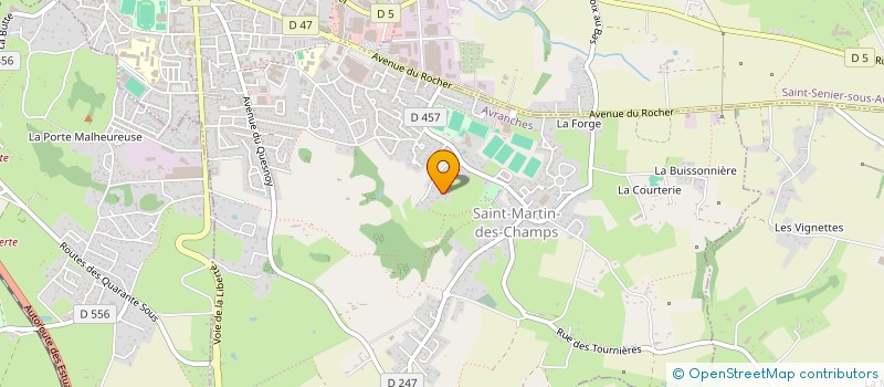 localisation de l'entreprise MONSIEUR GUILLAUME MONDIN  AVRANCHES