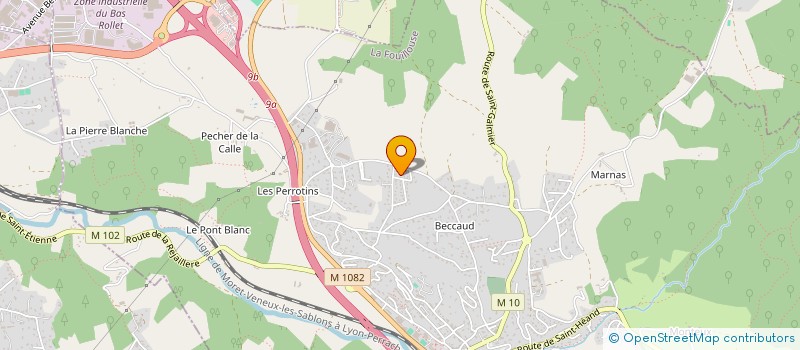 localisation de l'entreprise MONSIEUR GUILLAUME MONGOUR  VERRIERES-EN-FOREZ