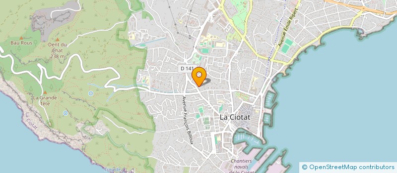 localisation de l'entreprise MONSIEUR GUILLAUME MORAND  LA CIOTAT