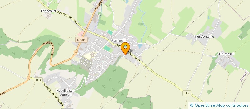 localisation de l'entreprise MONSIEUR GUILLAUME MORANT  AUNEUIL