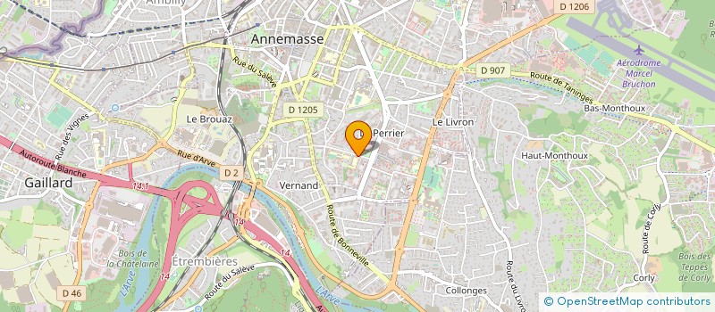 localisation de l'entreprise MONSIEUR GUILLAUME MOREAU  ANNEMASSE