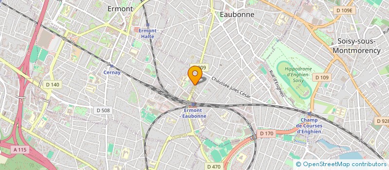 localisation de l'entreprise MONSIEUR GUILLAUME MOREAU  ERMONT