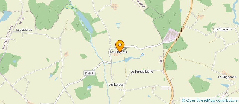 localisation de l'entreprise MONSIEUR GUILLAUME MOREAU à LE PIN