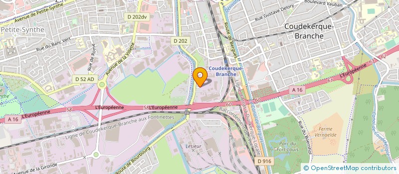 localisation de l'entreprise MONSIEUR GUILLAUME MOREEWS à COUDEKERQUE-BRANCHE