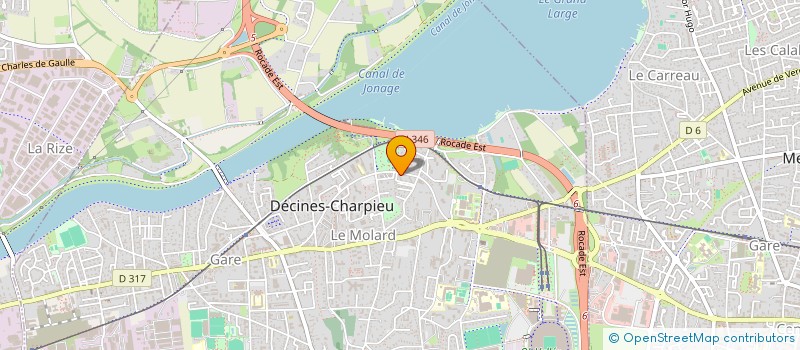 localisation de l'entreprise MONSIEUR GUILLAUME MOREL  DECINES-CHARPIEU