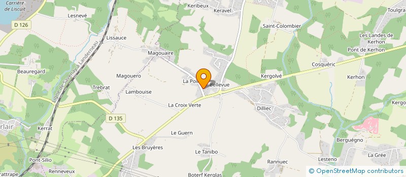 localisation de l'entreprise MONSIEUR GUILLAUME MORICE  SAINT-NOLFF