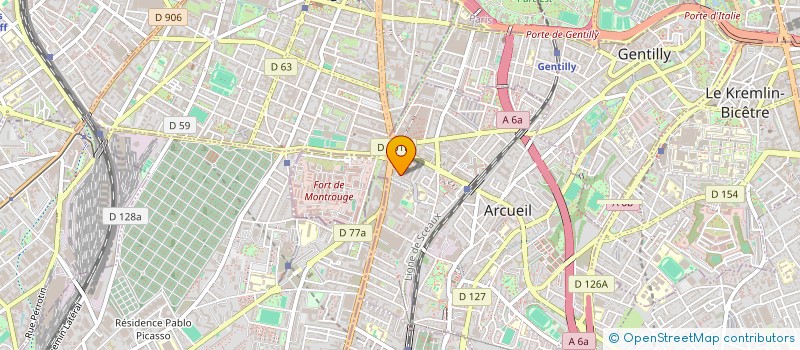 localisation de l'entreprise MONSIEUR GUILLAUME MORICE à ARCUEIL
