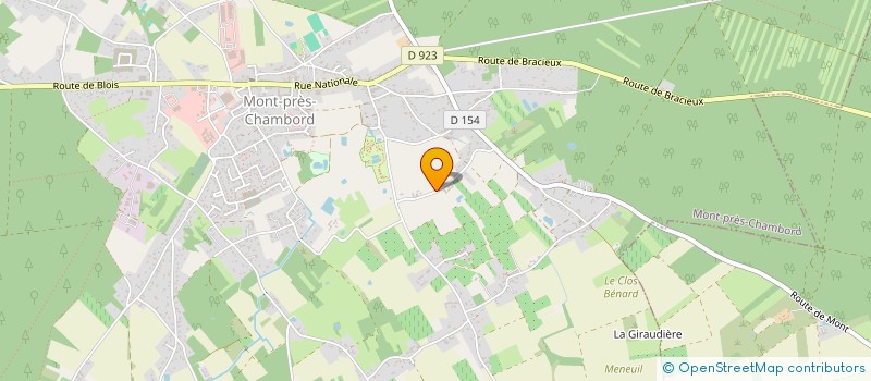 localisation de l'entreprise MONSIEUR GUILLAUME MORIN  MONT-PRES-CHAMBORD