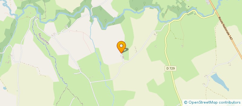 localisation de l'entreprise MONSIEUR GUILLAUME MORIN  MOULISMES