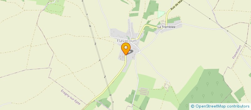 localisation de l'entreprise MONSIEUR GUILLAUME MORIN  FLAVACOURT