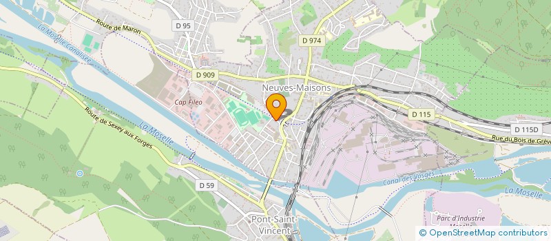 localisation de l'entreprise MONSIEUR GUILLAUME MOSCETTI  NEUVES-MAISONS