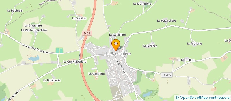 localisation de l'entreprise MONSIEUR GUILLAUME MOTTIER  LA BACONNIERE