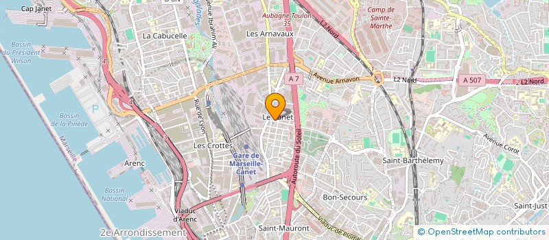 localisation de l'entreprise MONSIEUR GUILLAUME MOUAHA MOUAHA à MARSEILLE