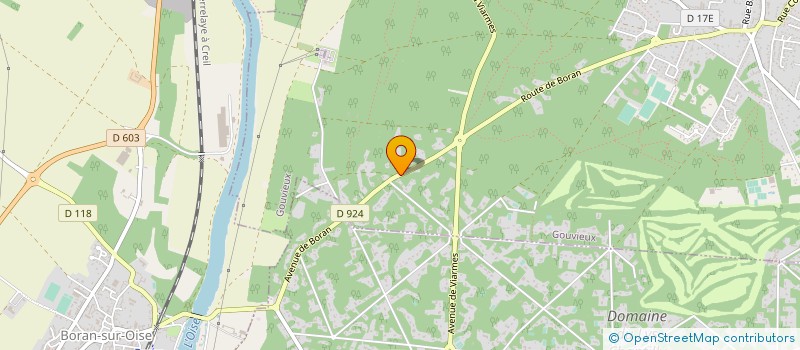 localisation de l'entreprise MONSIEUR GUILLAUME MOUCO  GOUVIEUX