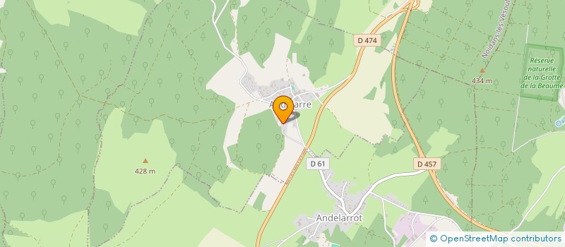 localisation de l'entreprise MONSIEUR GUILLAUME MOUGIN  ANDELARRE