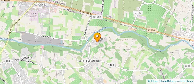 localisation de l'entreprise MONSIEUR GUILLAUME MOULET  OPPEDE