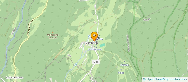 localisation de l'entreprise MONSIEUR GUILLAUME MOULIN  STE CROIX VALLEE FRANCAISE