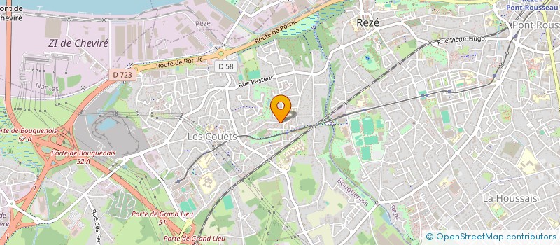 localisation de l'entreprise MONSIEUR GUILLAUME MOYON  BOUGUENAIS