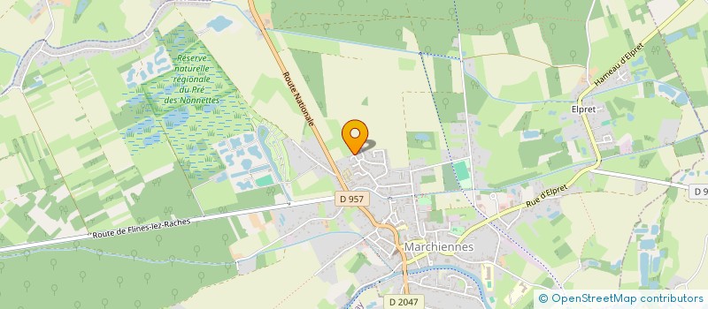 localisation de l'entreprise MONSIEUR GUILLAUME MULLER  MARCHIENNES