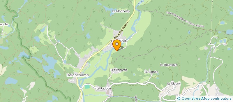 localisation de l'entreprise MONSIEUR GUILLAUME MULLER  BELONCHAMP