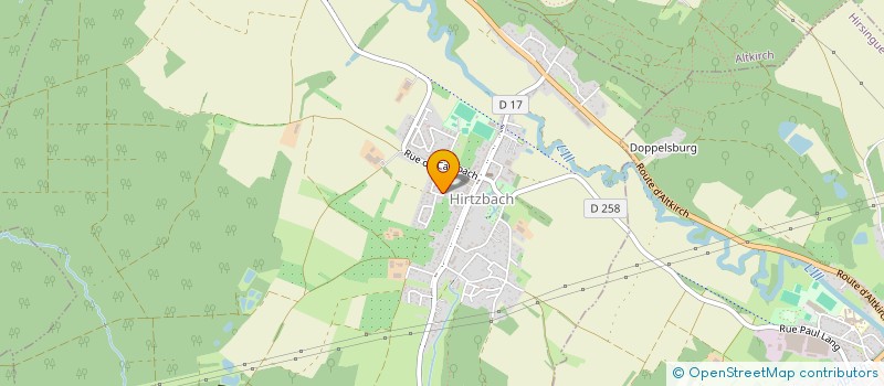 localisation de l'entreprise MONSIEUR GUILLAUME MULLER  HIRTZBACH