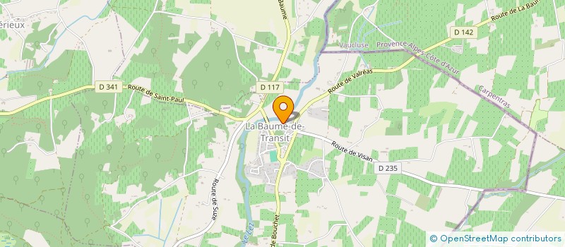 localisation de l'entreprise MONSIEUR GUILLAUME MUNCH  LA BAUME-DE-TRANSIT