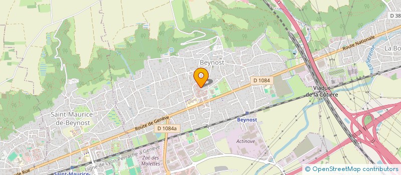 localisation de l'entreprise MONSIEUR GUILLAUME MUZY  BEYNOST