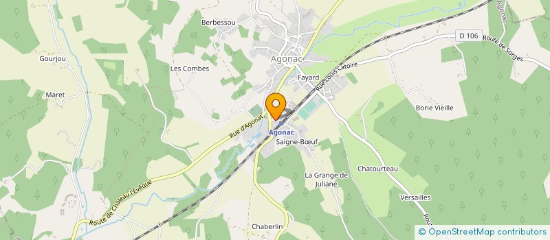localisation de l'entreprise MONSIEUR GUILLAUME NABOULET à BRANTOME EN PERIGORD