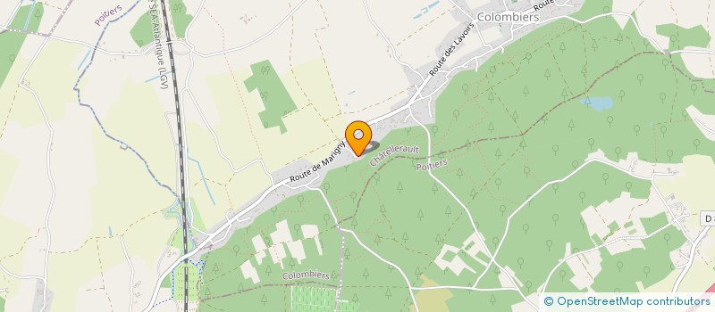 localisation de l'entreprise MONSIEUR GUILLAUME NAULLET à COLOMBIERS