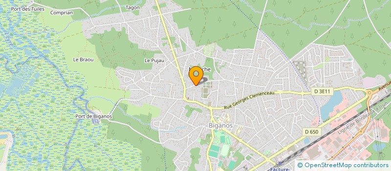 localisation de l'entreprise MONSIEUR GUILLAUME NAVARRO  BIGANOS