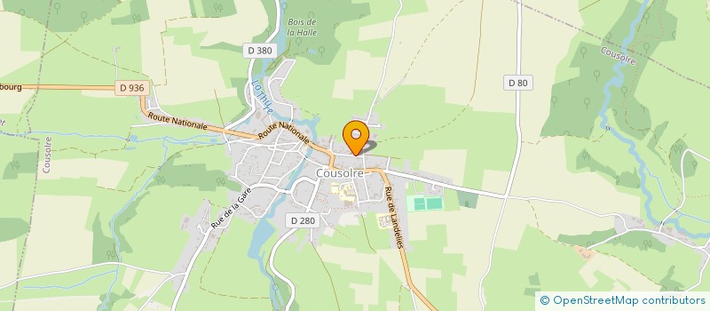 localisation de l'entreprise MONSIEUR GUILLAUME NAVELLIER  COUSOLRE