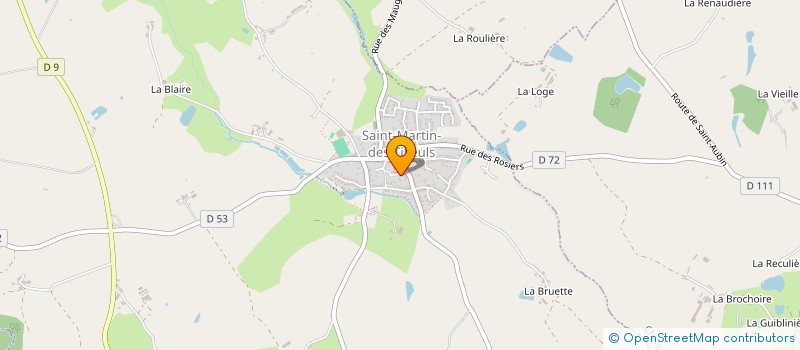 localisation de l'entreprise MONSIEUR GUILLAUME NERRIERE à SAINT-MARTIN-DES-TILLEULS