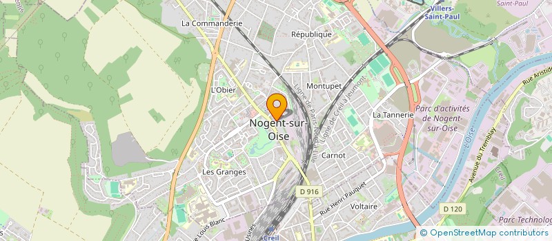 localisation de l'entreprise MONSIEUR GUILLAUME NEUVILLE  NOGENT-SUR-OISE