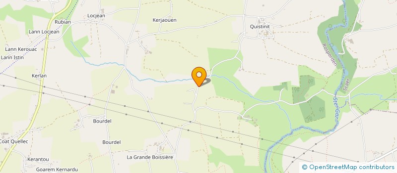 localisation de l'entreprise MONSIEUR GUILLAUME NEVEU  ROSPORDEN