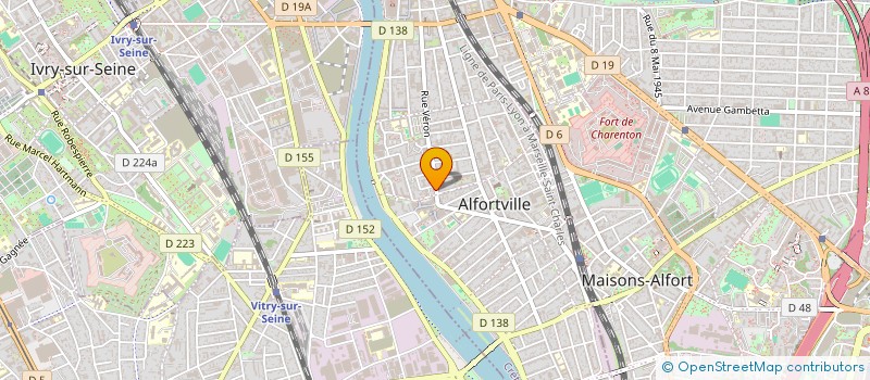 localisation de l'entreprise MONSIEUR GUILLAUME NEVORET à ALFORTVILLE