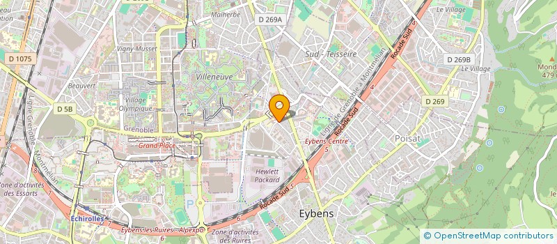 localisation de l'entreprise MONSIEUR GUILLAUME NICAISE  EYBENS