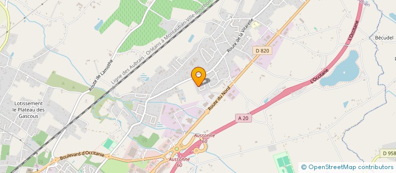 localisation de l'entreprise MONSIEUR GUILLAUME NICOLAS  MONTAUBAN