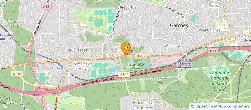 localisation de l'entreprise MONSIEUR GUILLAUME NICOLAS à GARCHES