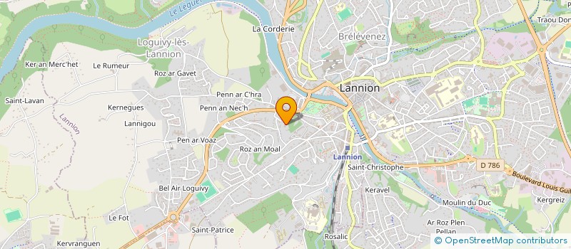 localisation de l'entreprise MONSIEUR GUILLAUME NICOLAS à LANNION