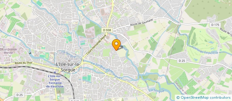 localisation de l'entreprise MONSIEUR GUILLAUME NICOLAS GARCIA à L'ISLE-SUR-LA-SORGUE
